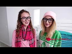 Play MP4 - Taking The Prude Out Of Our Stepcousin  - Mira Monroe&comma; Emma Rosie