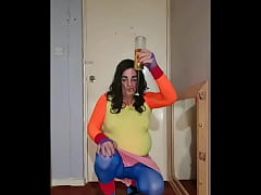 Play MP4 - sissy gay crossdresser will not stop swallowing his till you feed him yours and on cam for the world to see