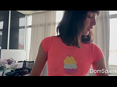 Play MP4 - How to convert a cute girl into a spanking model full video in DomSpank channel