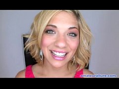 Play MP4 - Horny Blonde Milks Cock For a Tasty Treat