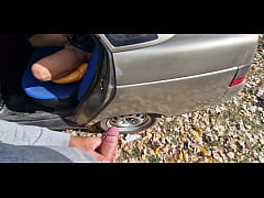 Play MP4 - Turning him into a complete bitch in a no-condom cruise fuck on the side of the road