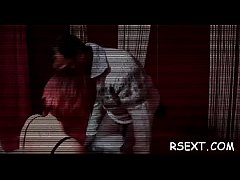 Play MP4 - Slender bitch rocks a hard pole