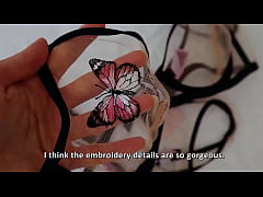 Play MP4 - Trish Collins does a sexy lingerie Try-on - PREVIEW&period;