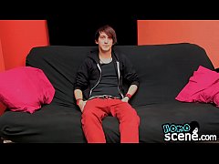 Play MP4 - Cute emo twink Andy Kay wanks out his wad in his room