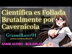 Play MP4 - MILF Cient&iacute;fica es Penetrada por un Gran y Vergudo Cavern&iacute;cola&comma; Ser Enorme y con una Polla Dura Folla a Investigadora - Audio Roleplay - GrauntRacer91