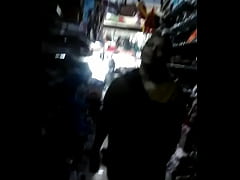 Play MP4 - Indian Aunty showing off body in shop part 2