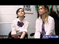 Play MP4 - Teen shoplifters threesome fucked for stealing sex toys