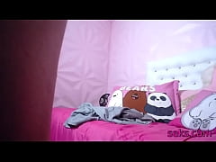 Play MP4 - Wild anal toying with rippled dildo on cam