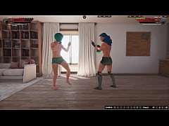 Play MP4 - Remiel VS Twiggy Nelson &lpar;Naked Fighter 3D&rpar;