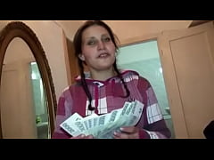 Play MP4 - Sexy european skank Petty gets payed and anal creampied