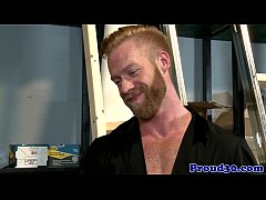 Play MP4 - Athletic pornstar Isaac Hardy at an interview