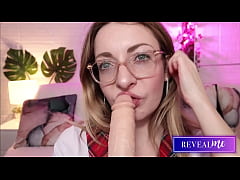 Play MP4 - RevealMe &vert;&vert; SENSUAL MILF'S STEAMY DILDO SUCKING SHOW