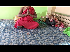 Play MP4 - Indian Tantrik Mata feeling horny and asked her step son or student to fuck her hardcore and she moaning in sexual satisfaction and tantrik mata pussy become wet with white fluid