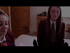 Play MP4 - Two British 18 Year Old College Students Suck Cock And Snowball Cum