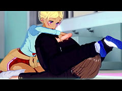 Play MP4 - Hentai girl making handjob in the swimming pool