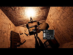 Play MP4 - An ancient statue awakens and destroys Lara's pussy by filling it with sperm&period; Hentai Game 3D