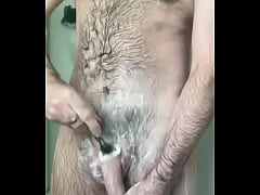 Play MP4 - Shaving my balls and shaft
