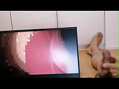 Play MP4 - Horny Otaku Moaning Jerking Off Big Dick While Watching Cute Dark Skin Young Girl Fuck Hot Hentai anime&period; camshot POV&period;