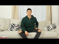 Play MP4 - As his nuts tighten & toes curl under&comma; Jared squirts a thick load