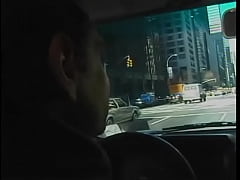 Play MP4 - Redhead chick gets excited when two old dudes drive her around the city and at the same time hang clothespins on her nipples