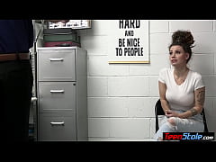 Play MP4 - Cock addict teen thief Indica Flower offered her services to a LP officer