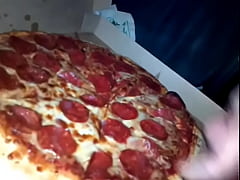Play MP4 - massive cumshot on young wifes pizza has friend eat some too&excl;