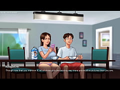 Play MP4 - Summertime Saga By DarkCookie - Stepsis Jenny Gets Naked in Front of Him and She Plays With Her Huge Ass & Boobs