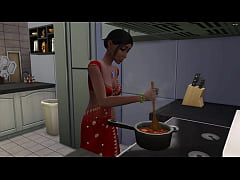 Play MP4 - Indian stepmother goes to her stepson's room to apologize for arguing with him because he caught him masturbating - india creampie