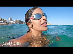 Play MP4 - SEX ON THE BEACH&comma; INSIDE WATER WITH A FAN - SHEILA ORTEGA