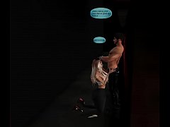 Play MP4 - Milf whore in spandex sucking cock in an alley