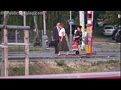 Play MP4 - Incredible extreme public sex teen threesome gangbang orgy with cute blonde girl