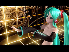 Play MP4 - Hatsune Miku Naked Dance - 39 Music Project Diva Mod by Nutsuki Suu