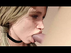 Play MP4 - Big White Dick Blowjob Blond Girl