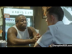 Play MP4 - Desperate guy got a job as glory hole janitor