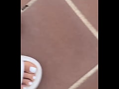 Play MP4 - pedicure done by me finished&quest;I love the color white for my toenails