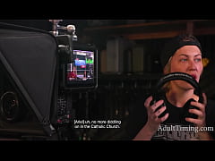 Play MP4 - Hidden Producer Pleasures News Anchors During Broadcast &lpar;Trans Fucks Girl&rpar; - Destiny Mira&comma; Ariel Demure&comma; Avery Lust