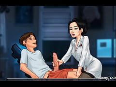 Play MP4 - Summertime Saga Sex Scene - Japanese Scientist wants me to cum - cum drinking&period;