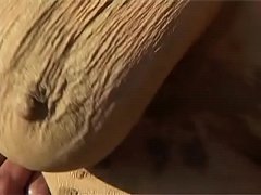 Play MP4 - Guy fucks horny old blonde in mud outdoors