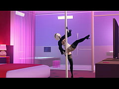 Play MP4 - Private dance for you from 2B &lpar;4K&rpar; &lpar;60 FPS&rpar; &lpar;NieR&colon; Automata&rpar;