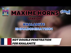 Play MP4 - Double p&eacute;n&eacute;tration hard avec khalamite et Emmadominatric1 Fellation intense&comma; cumshot sauvage&comma; et une sc&egrave;ne de sexe&period;&period;&period;