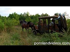 Play MP4 - sexy blonde bitch a&period; by horny warriors in anal threesome