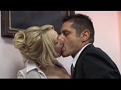 Play MP4 - Slutty blonde secretary fucked on table