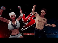 Play MP4 - Broadzilla VS Gigi &lpar;Naked Fighter 3D&rpar;
