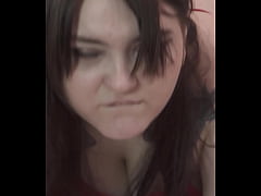 Play MP4 - SH His cum flows out of her pussy while she fucks him with a strap-on - Chastity belt&comma; Blowjob