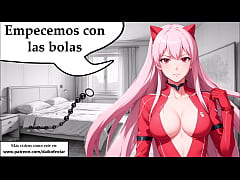 Play MP4 - JOI Hentai Anal con Zero Two&comma; voz espa&ntilde;ola&period;
