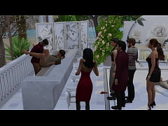 Play MP4 - The Blissful Simmers Wedding after party turned sex party