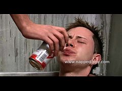 Play MP4 - Brad Holt is tied and made to suck cock by Adam