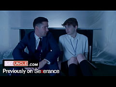 Play MP4 - Gay Porn Parody~Severance~ Sexerance Part 4 ~Bubble Butt Twink Takes First Dick for Daddy &lpar;Free SFW&rpar;