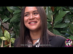 Play MP4 - Stunning slut Alice Axx with hairy pussy and big natural tits comes to Paris for a deep sodomy