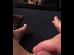 Play MP4 - PLAYING WITH MY THROBBING COCK IN THE MIRROR